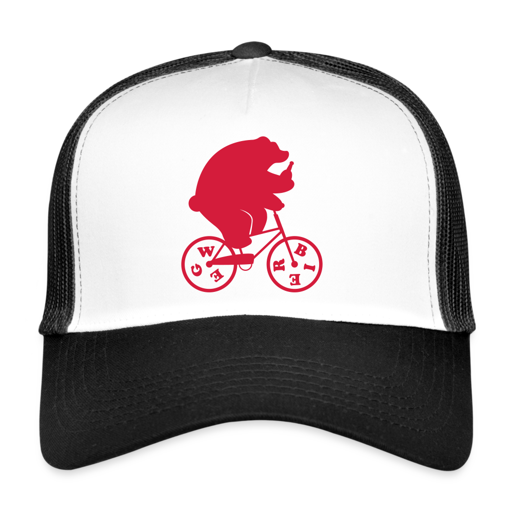 Wegbier Berlin - Trucker Cap - Weiß/Schwarz