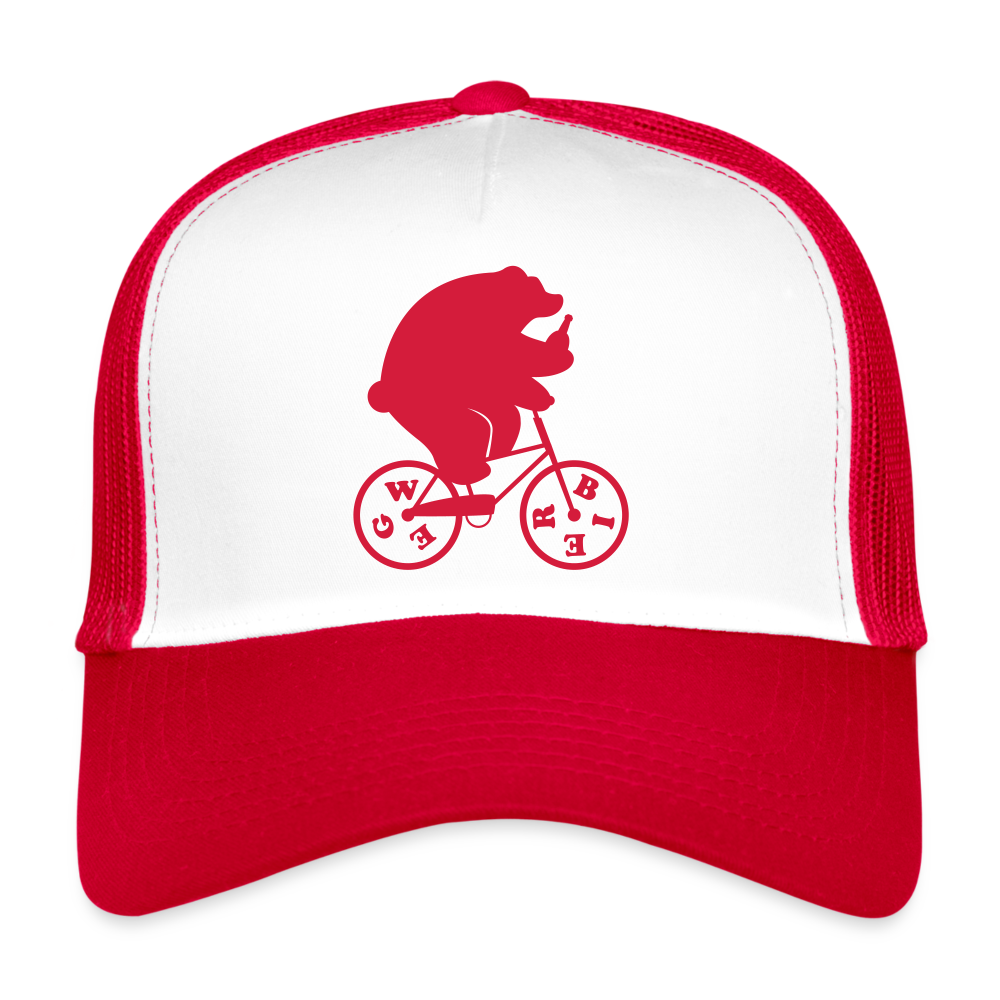 Wegbier Berlin - Trucker Cap - Weiß/Rot