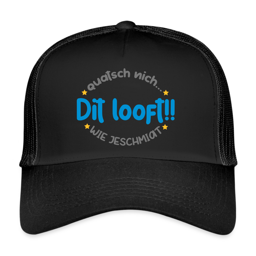 Dit Looft! - Trucker Cap - Schwarz/Schwarz