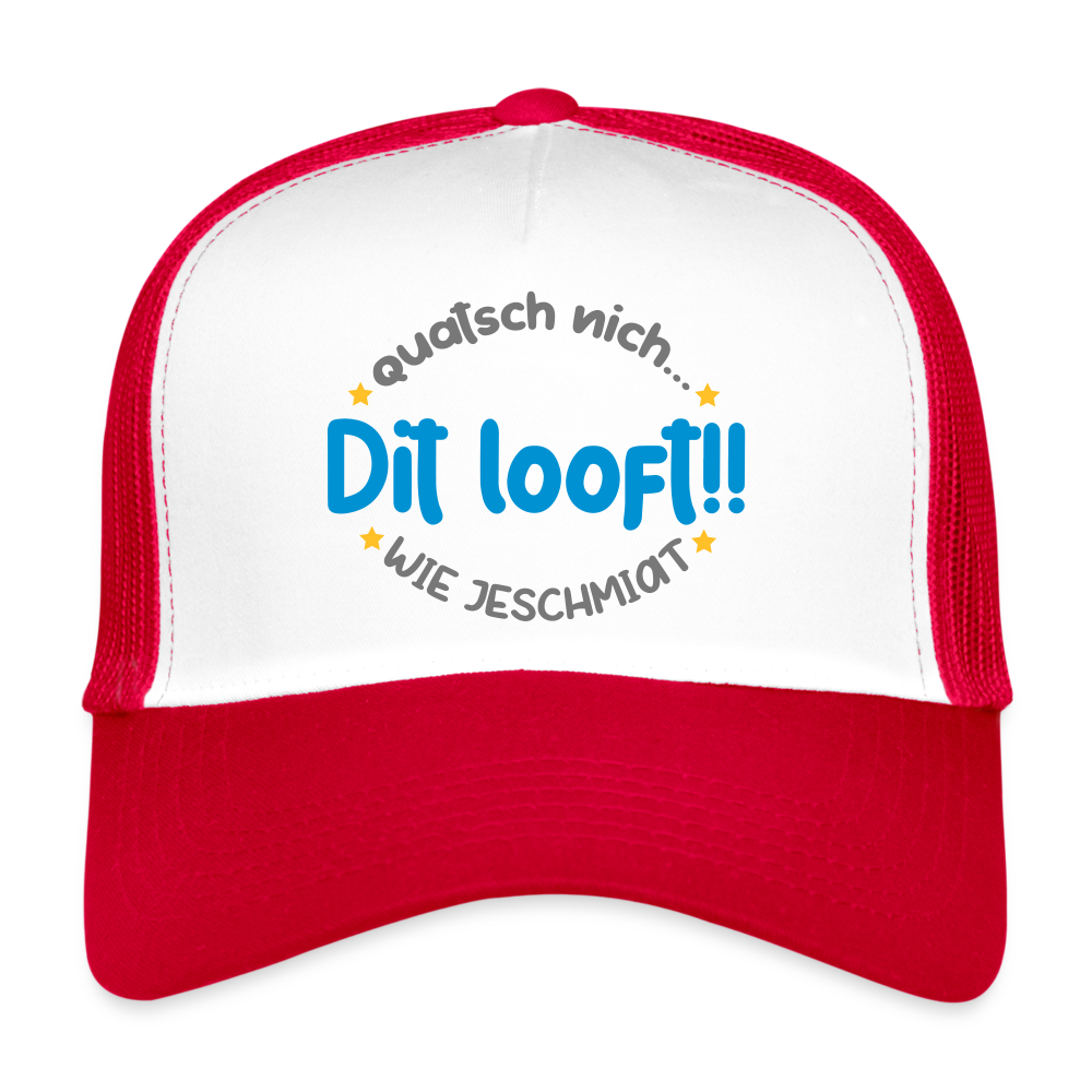 Dit Looft! - Trucker Cap - Weiß/Rot