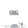 Tach ihr Flitzpiepen - Poster 60x40 cm - weiß