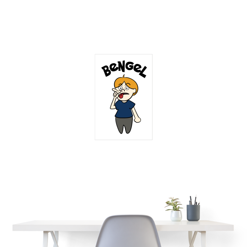Bengel - Poster 40x60 cm - weiß