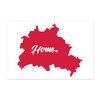 Heimat Berlin - Poster 60x40 cm - weiß