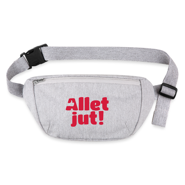 Allet Jut - Recycelte Gürteltasche - Grau meliert