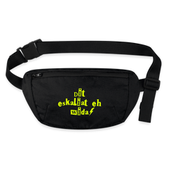 Dit eskaliat eh wilda  - Recycelte Gürteltasche