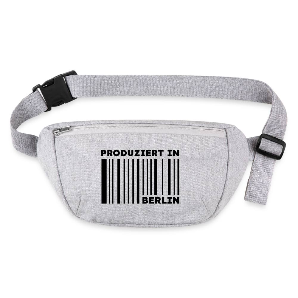PRODUZIERT IN BERLIN - Recycelte Gürteltasche - Grau meliert