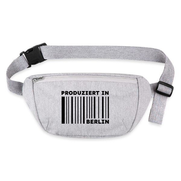 PRODUZIERT IN BERLIN - Recycelte Gürteltasche - Grau meliert