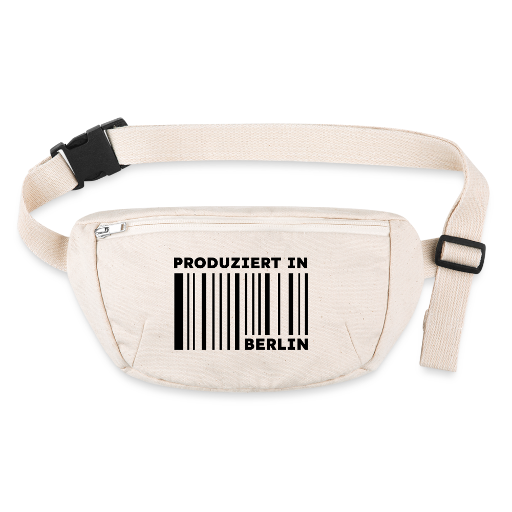 PRODUZIERT IN BERLIN - Recycelte Gürteltasche - Naturweiß