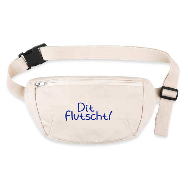 Dit Flutscht! - Recycelte Gürteltasche - Naturweiß