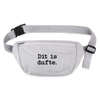 Dit is dufte - Recycelte Gürteltasche - Grau meliert