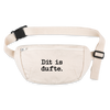 Dit is dufte - Recycelte Gürteltasche - Naturweiß