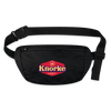 KNORKE lebt! - Recycelte Gürteltasche - Schwarz