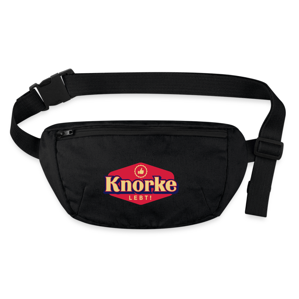 KNORKE lebt! - Recycelte Gürteltasche - Schwarz