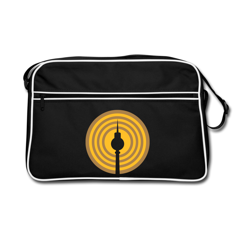 Berlin im Fokus - Retro Tasche - Schwarz/Weiß