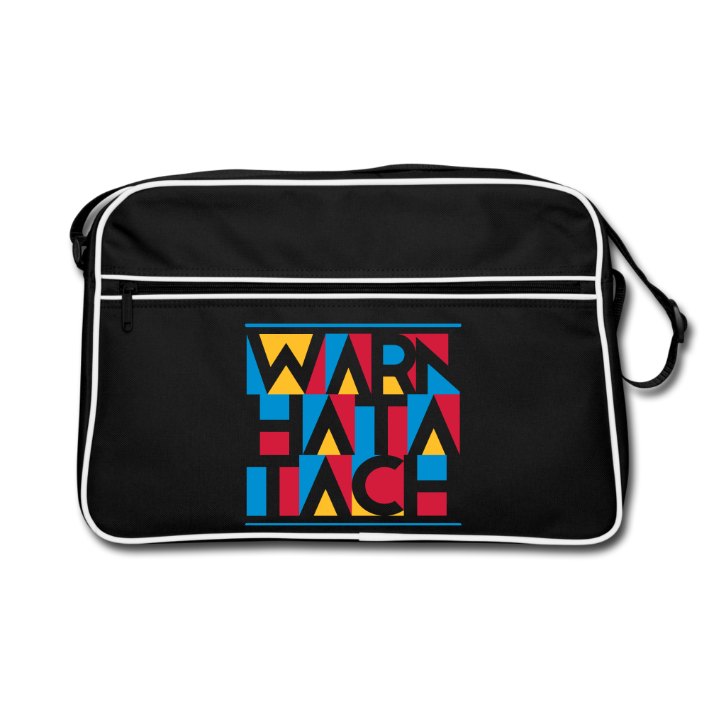 Warn Hata Tach - Retro Tasche - Schwarz/Weiß