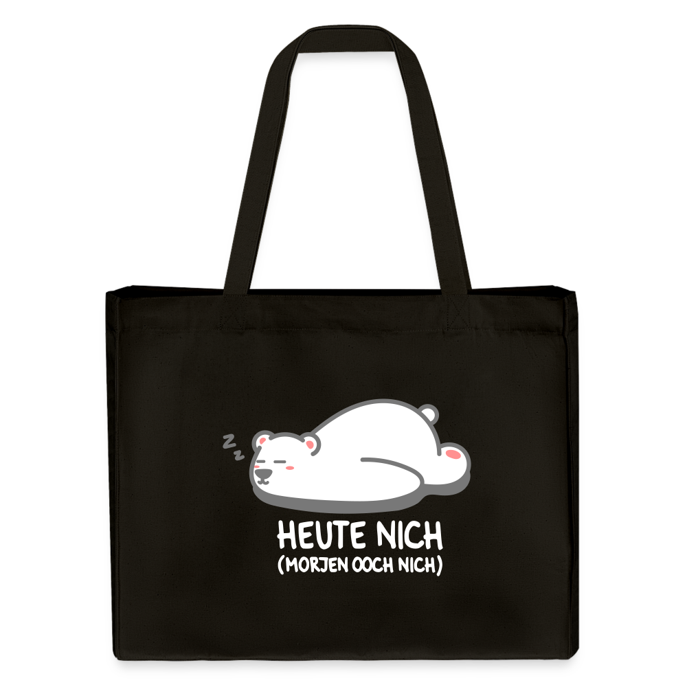 Heute nich! - Shopping Bag - Schwarz