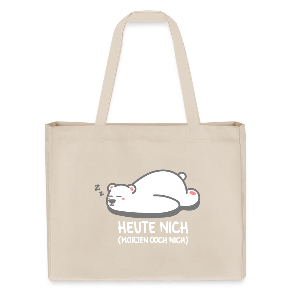 Heute nich! - Shopping Bag - Naturweiß