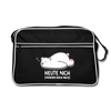 Heute nich! - Retro Tasche - Schwarz/Weiß