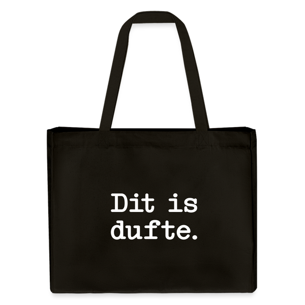 Dit is dufte - Shopping Bag - Schwarz