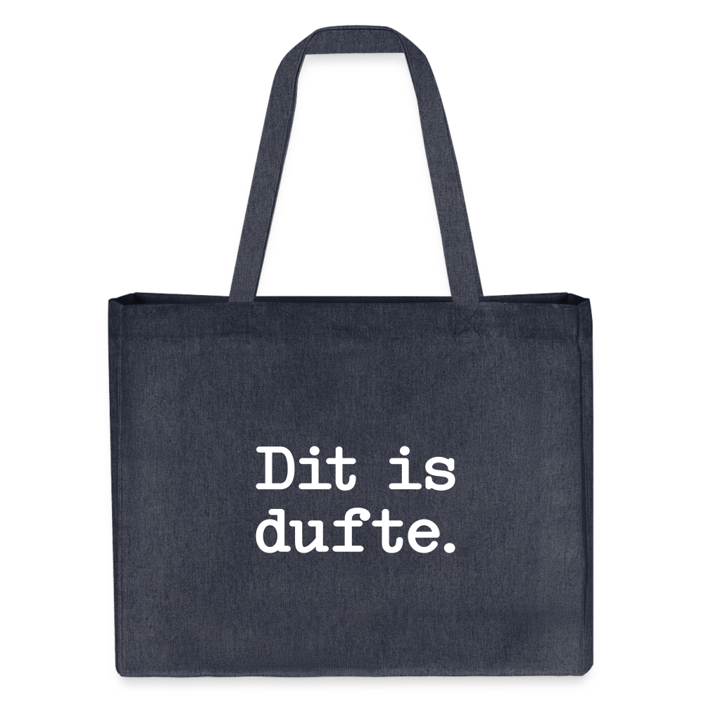 Dit is dufte - Shopping Bag - midnight Blue