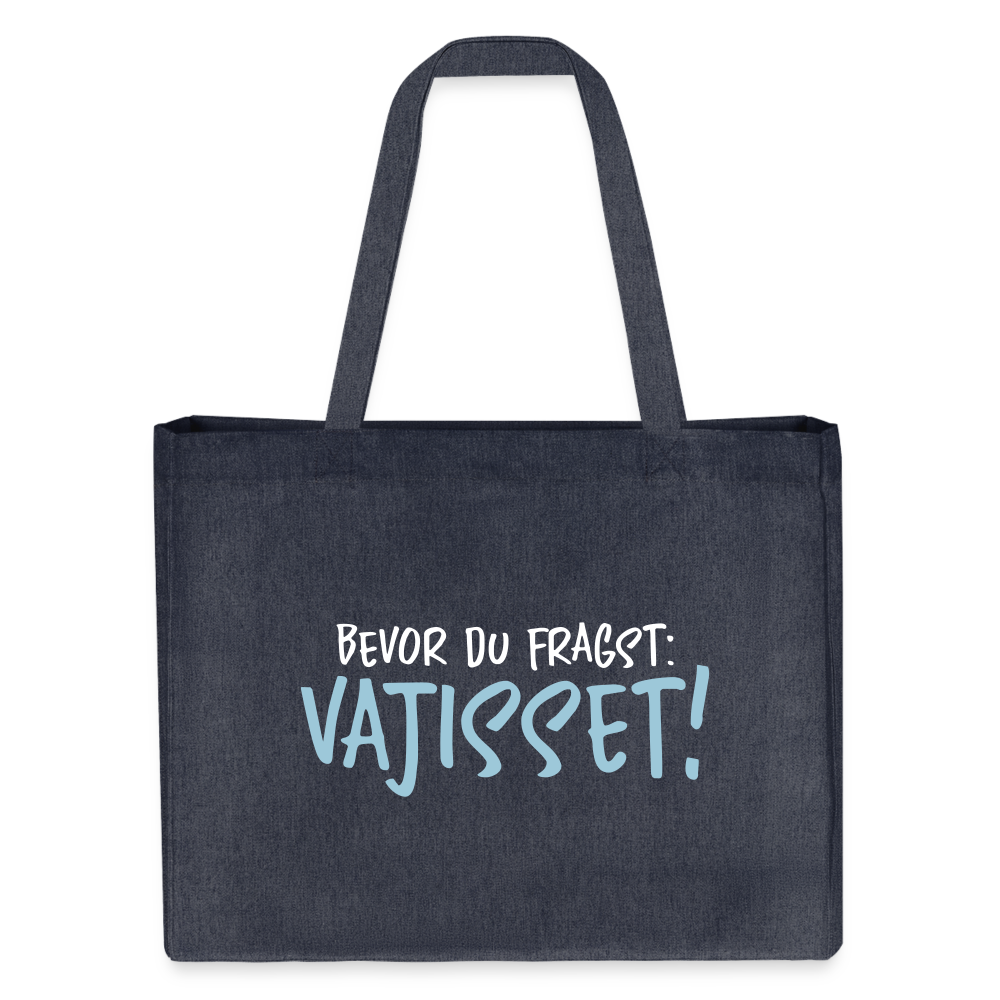Bevor du fragst - Shopping Bag - midnight Blue
