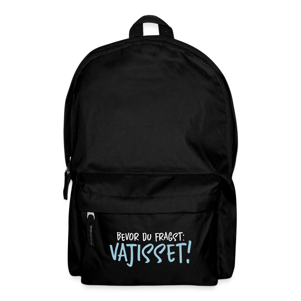Bevor du fragst - Rucksack - Schwarz