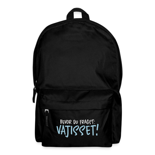 Bevor du fragst - Rucksack - Schwarz