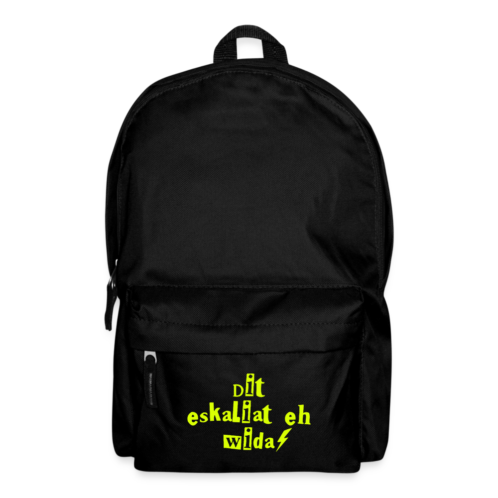 Dit eskaliat eh wilda  - Rucksack - Schwarz