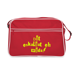 Dit eskaliat eh wilda  - Retro Tasche