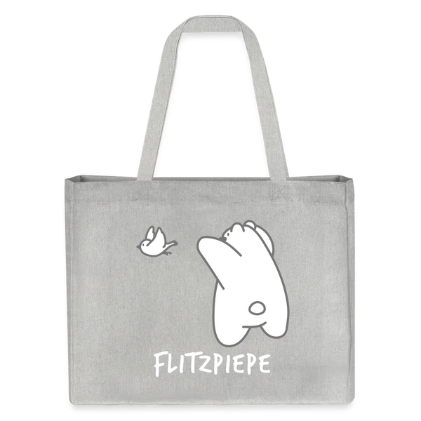 Flitzpiepe - Shopping Bag - Grau meliert
