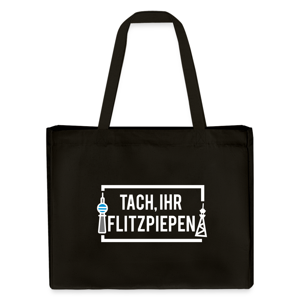 Tach ihr Flitzpiepen - Shopping Bag - Schwarz