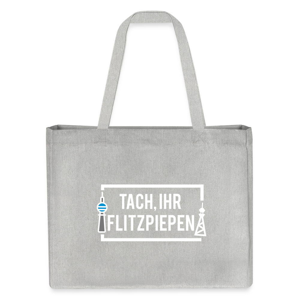 Tach ihr Flitzpiepen - Shopping Bag - Grau meliert