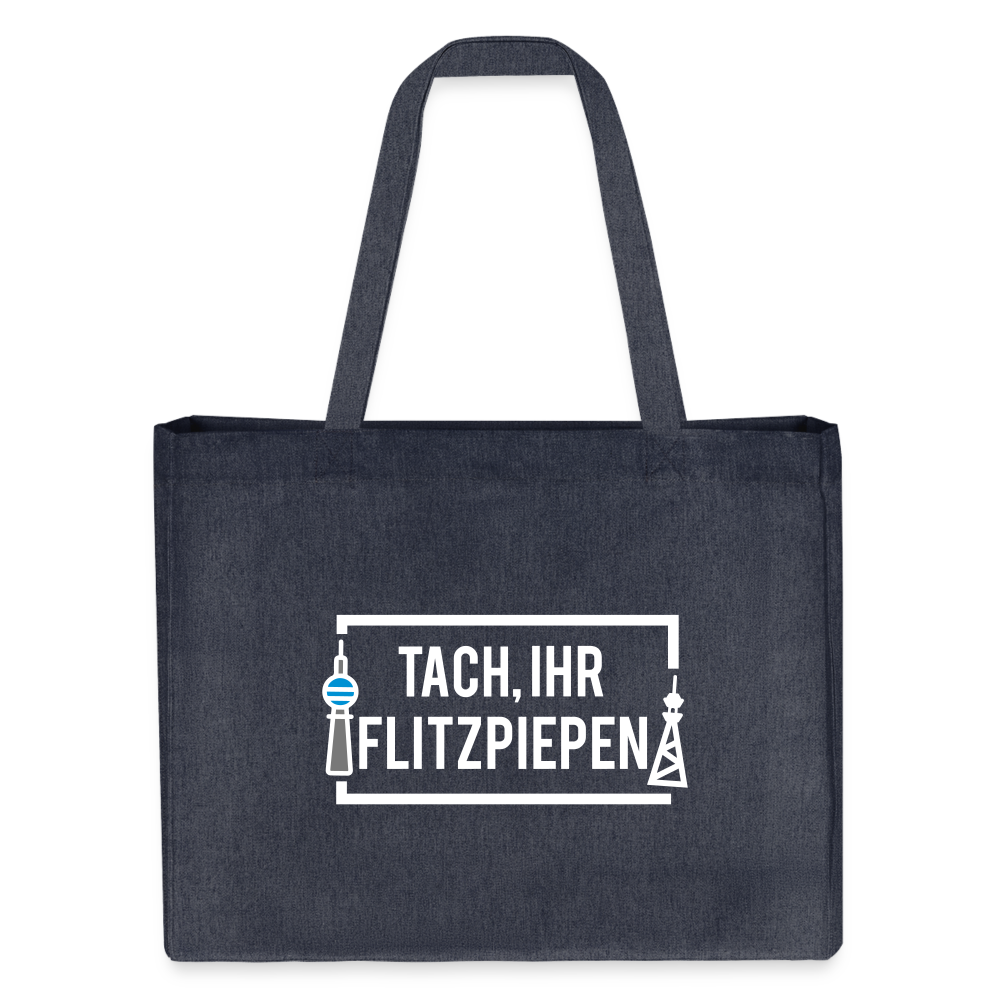 Tach ihr Flitzpiepen - Shopping Bag - midnight Blue