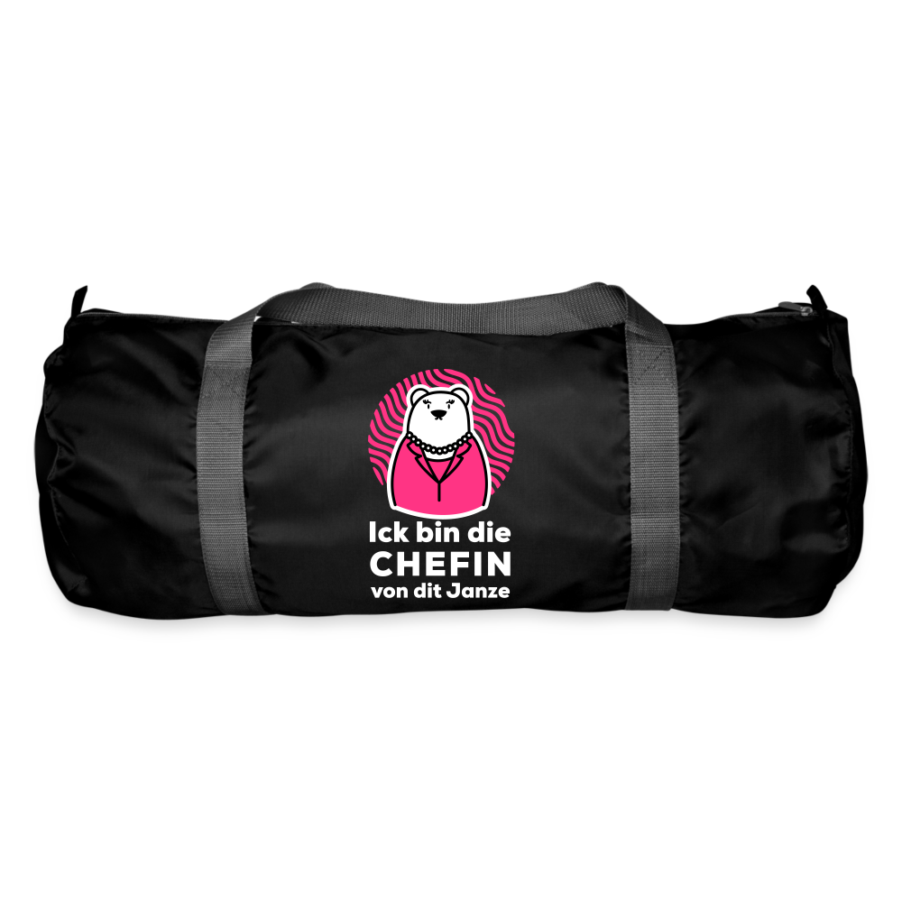 Chefin - Sporttasche - Schwarz