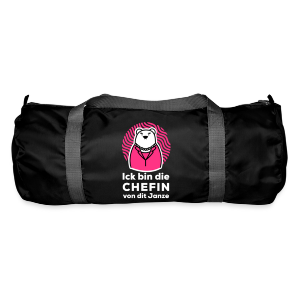 Chefin - Sporttasche - Schwarz