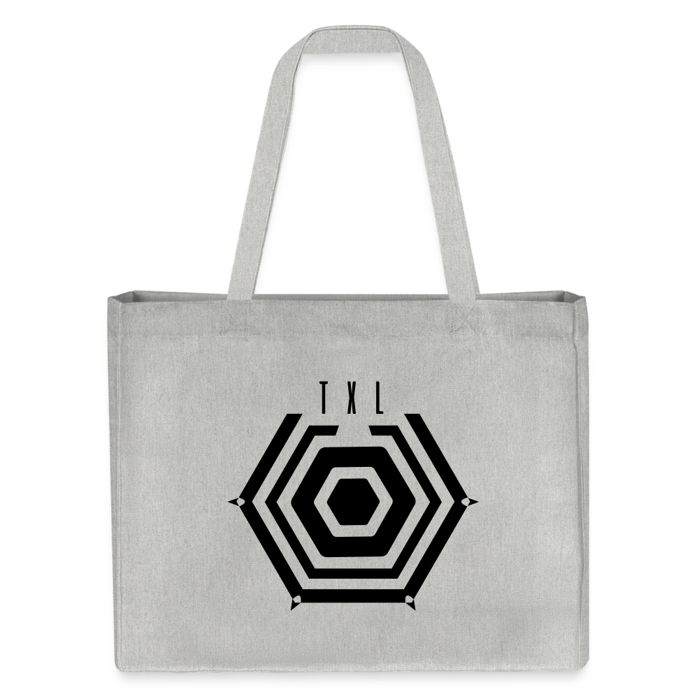Tegel TXL Umrisse - Shopping Bag - Grau meliert