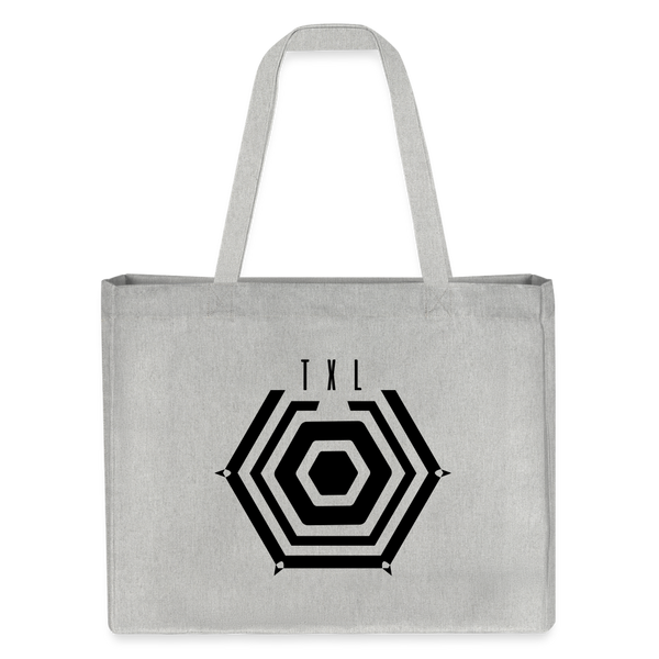 Tegel TXL Umrisse - Shopping Bag - Grau meliert