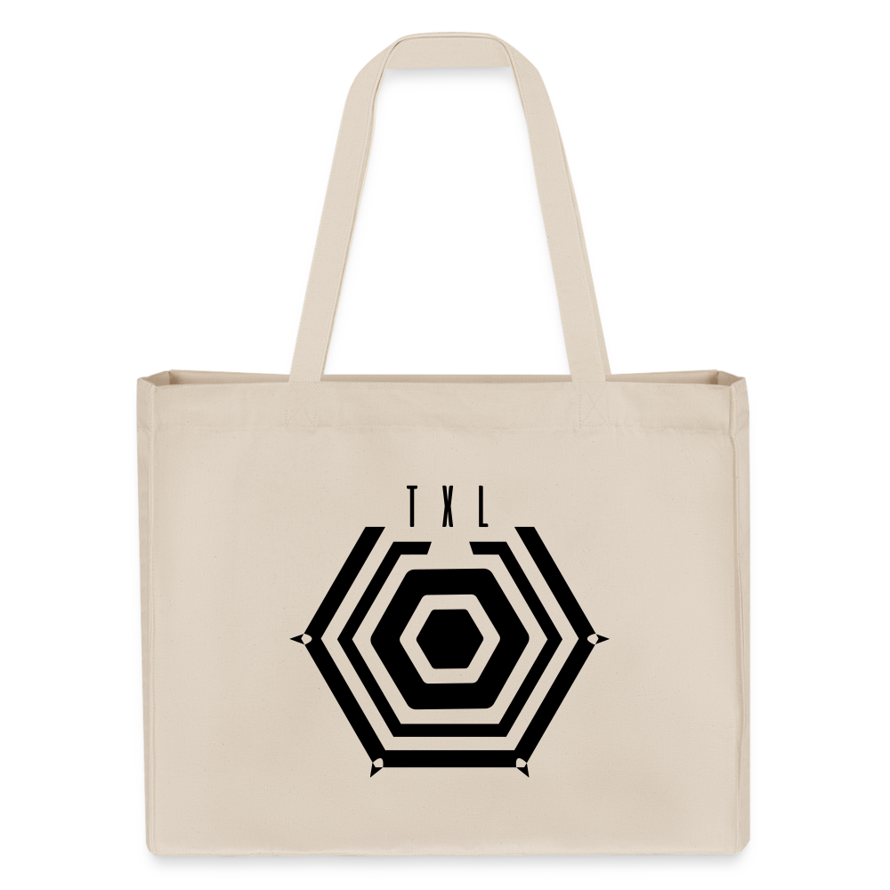 Tegel TXL Umrisse - Shopping Bag - Naturweiß