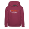 Juten Tach, Backfeifenjesichta! - Kinder Premium Hoodie - Bordeaux