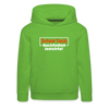 Juten Tach, Backfeifenjesichta! - Kinder Premium Hoodie - Hellgrün
