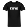 Wenn de dit liest, hör uf! - Teenager Premium T-Shirt - Schwarz