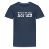 Wenn de dit liest, hör uf! - Teenager Premium T-Shirt - Navy