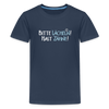 Bitte lächeln! Hast Zähne! - Teenager Premium T-Shirt - Navy