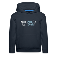 Bitte lächeln! Hast Zähne! - Kinder Premium Hoodie