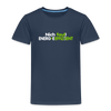 Nich faul! Energieeffizient! - Kinder Premium T-Shirt - Navy