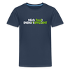 Nich faul! Energieeffizient! - Teenager Premium T-Shirt - Navy