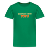Quatsch keen Tofu! - Teenager Premium T-Shirt - Kelly Green