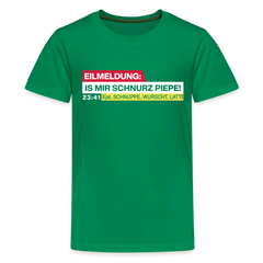 Eilmeldung: Is mir Schnurz Piepe! - Teenager Premium T-Shirt