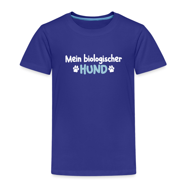 Mein biologischer Hund. - Kinder Premium T-Shirt - Königsblau