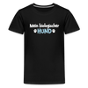 Mein biologischer Hund. - Teenager Premium T-Shirt - Schwarz